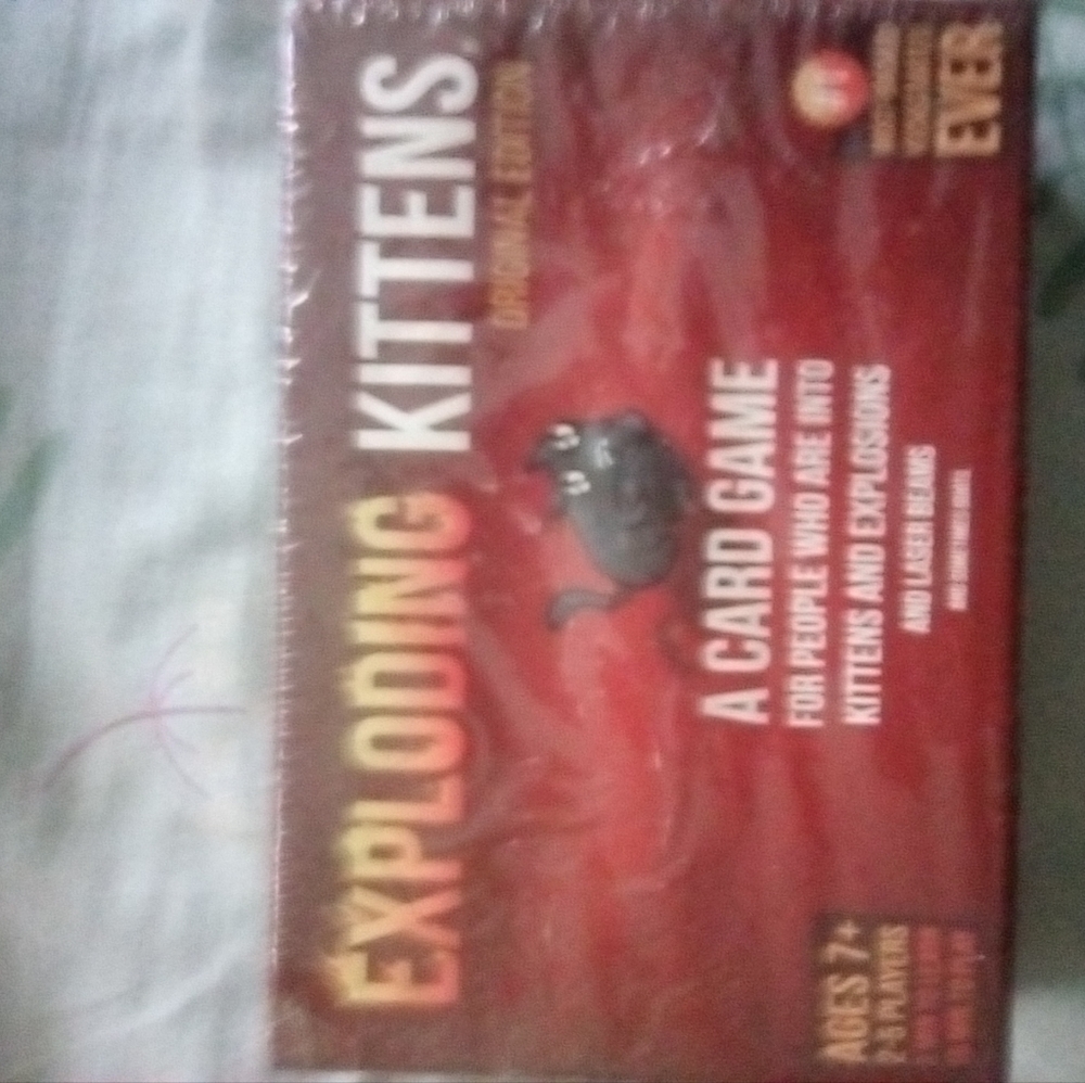 Exploding kittens original card gameA card game for people who are into kittens,